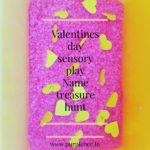 Valentines day – Sensory Play (Name treasure hunt)