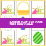 Easter Play doh mats (Free printable)